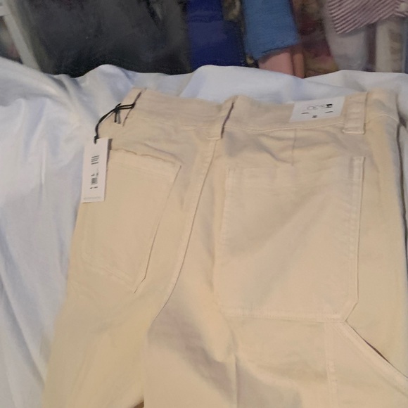 Joe's Jeans  THE CHLOE UTILITY WIDE LEG CROP Creme BRÛLÉE  Jeans - Picture 8 of 8